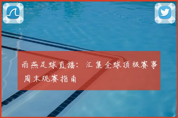 雨燕足球直播:汇集全球顶级赛事 周末观赛指南